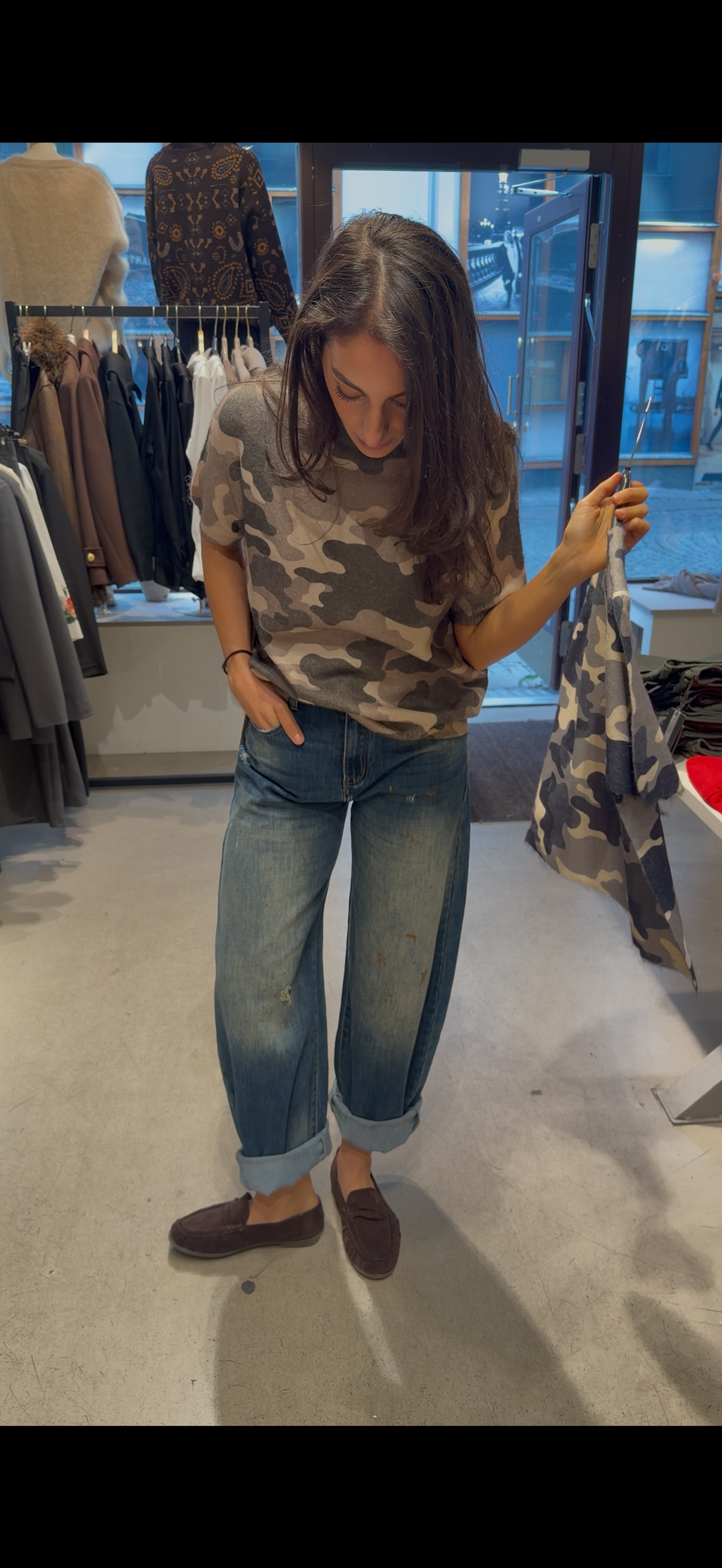 Camo tröja grön