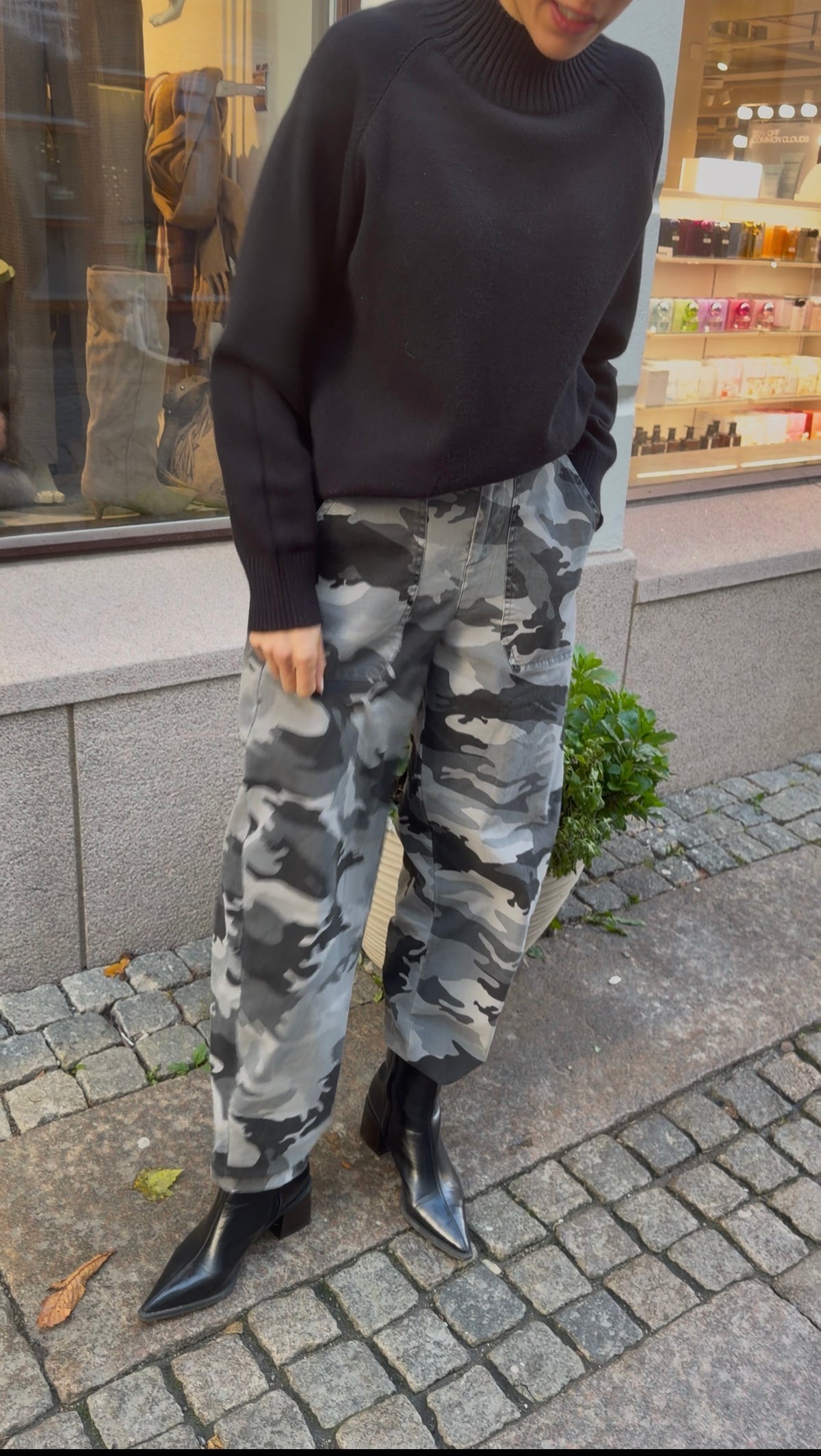 Svart polo