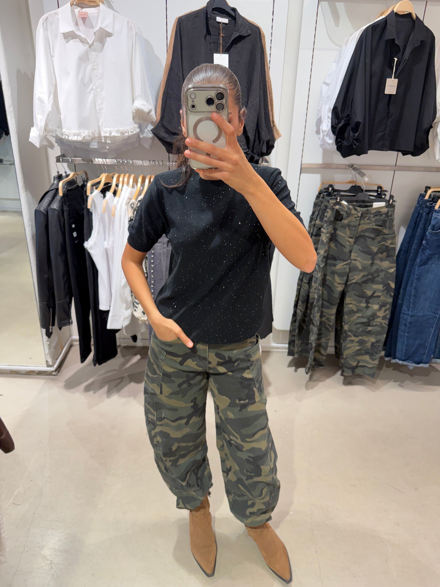 Stickat t-shirt