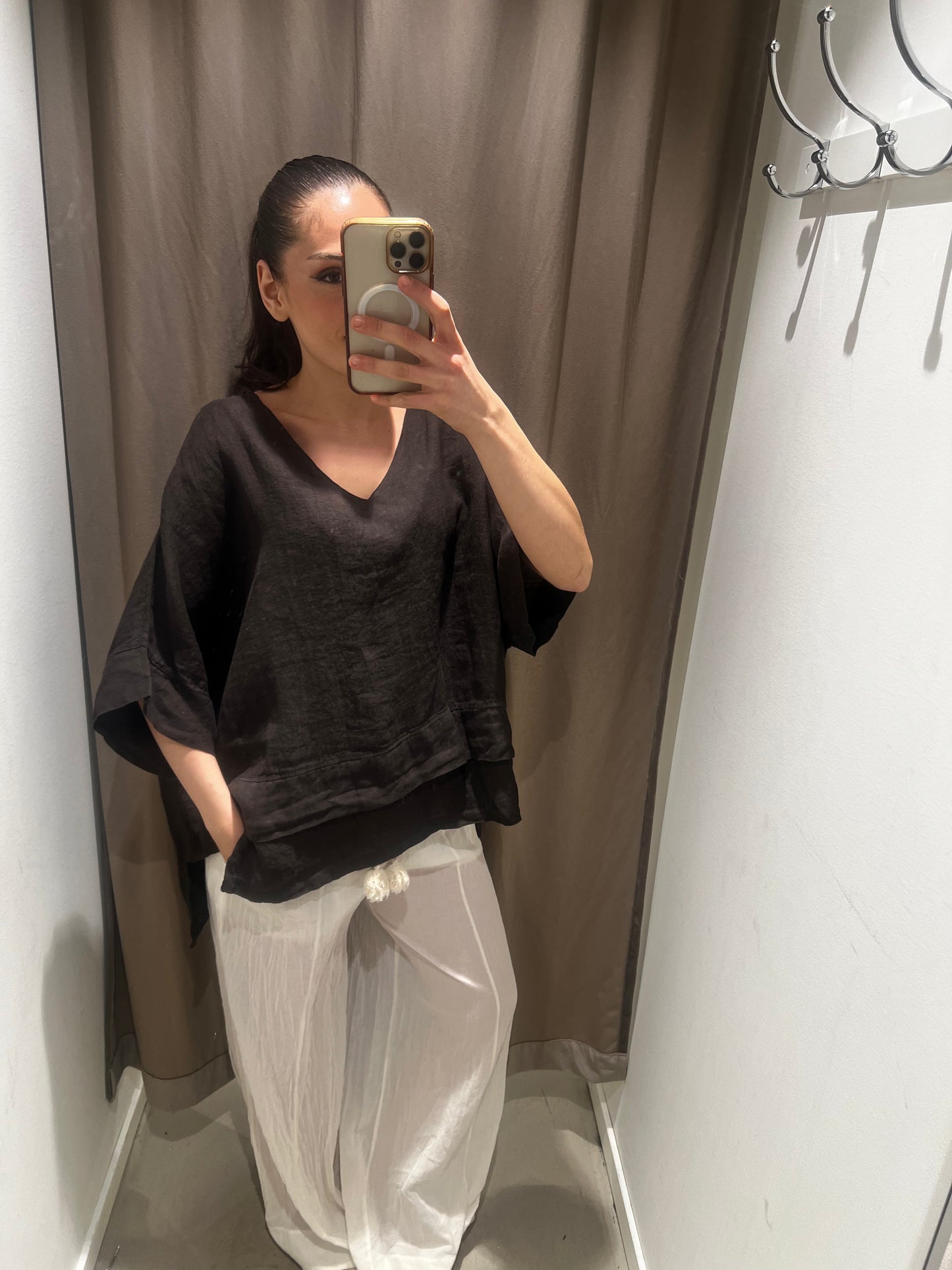 Stella linnen topp