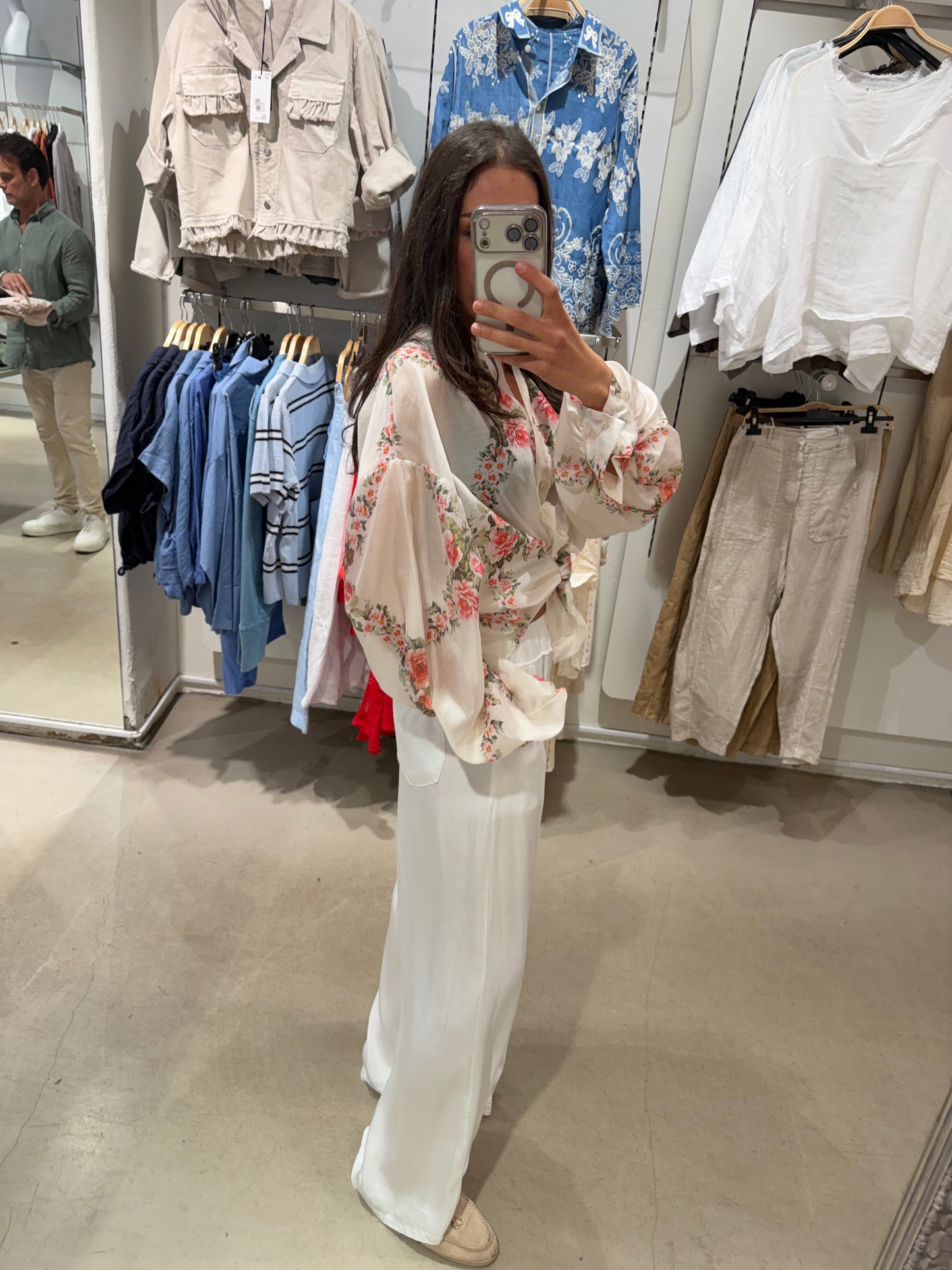 Floral blus