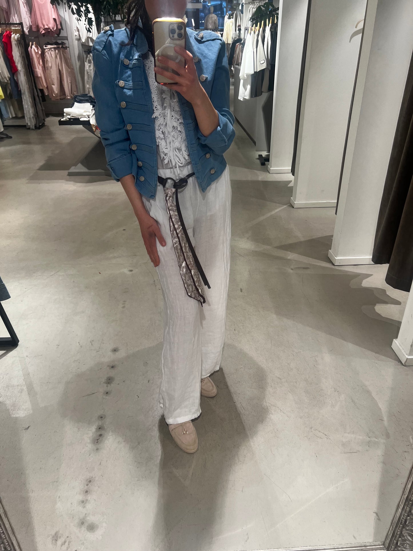 SANDRA LINNEN BYXOR