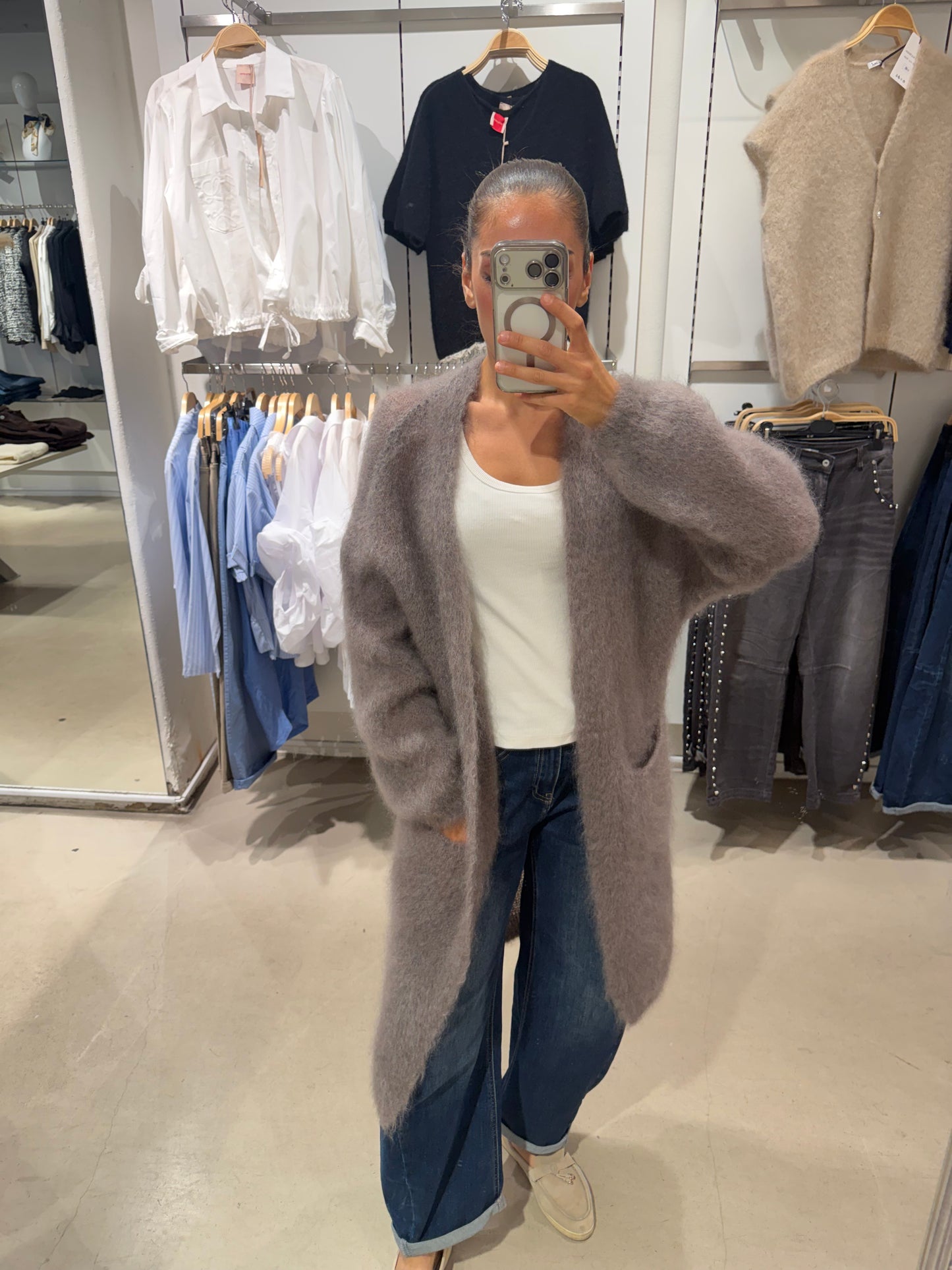 Mohair kofta