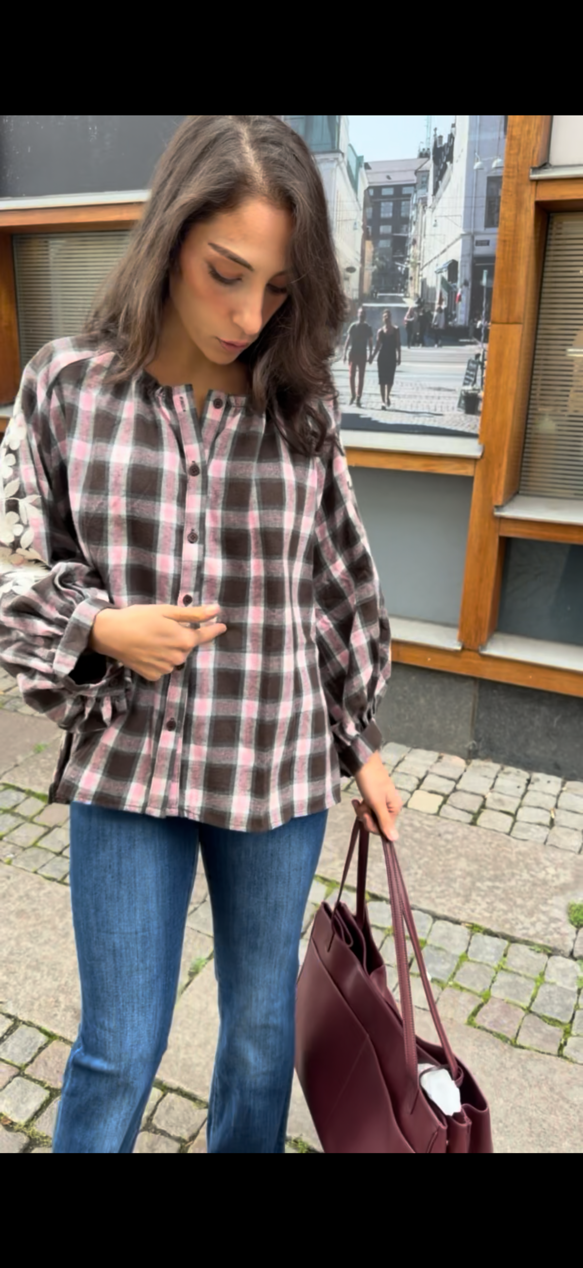 Rutig blus
